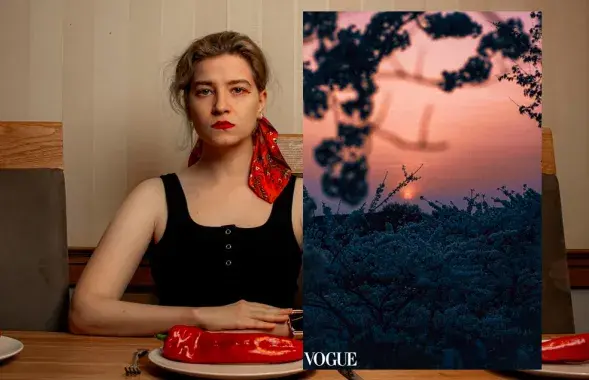 Белоруска сделала снимок для сайта Vogue
